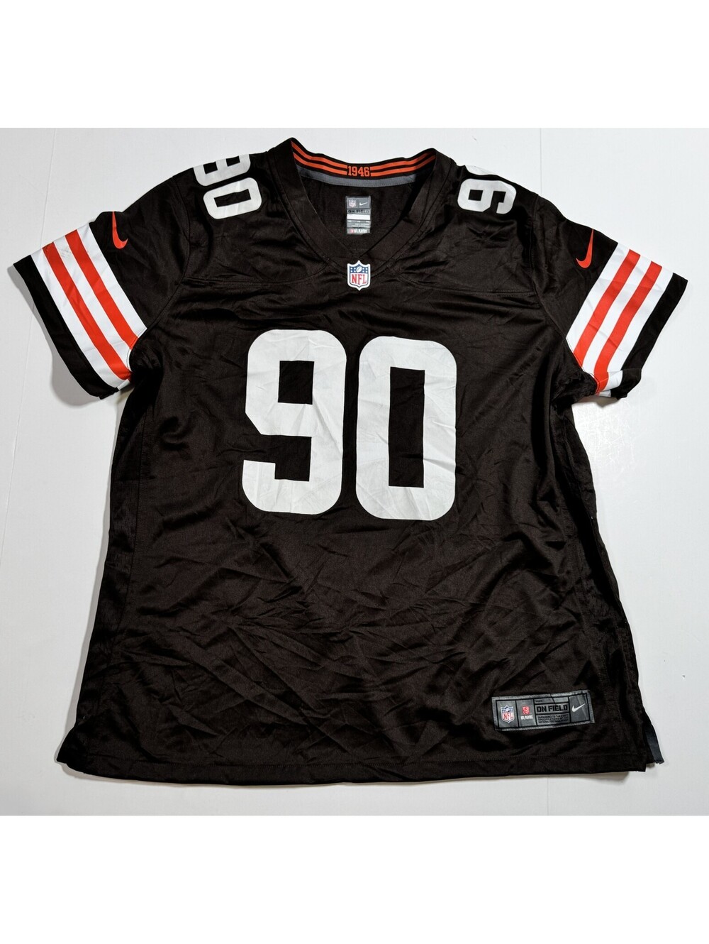 Nike Cleveland Browns Jadeveon Clowney #90 Jersey Womens XXL